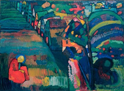 Picture with Houses by Wassily Kandinsky